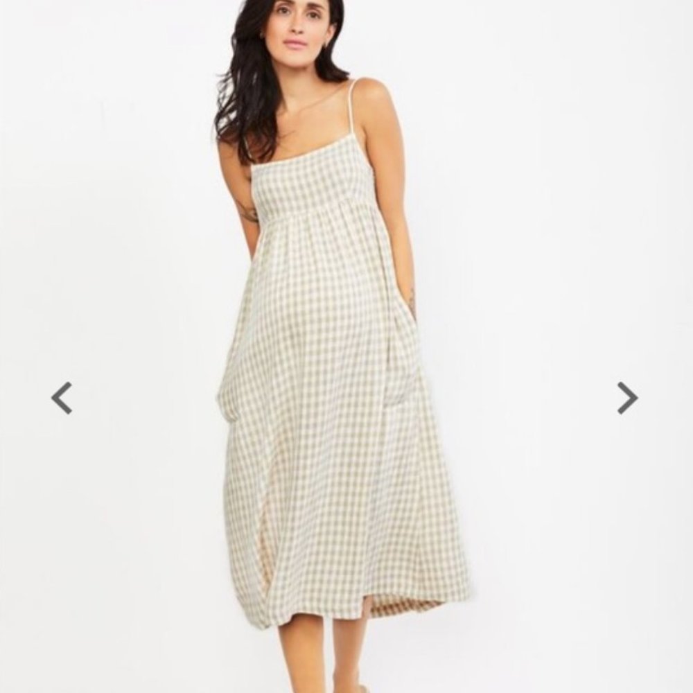 Rachel Pally Ruth Gingham Maternity Dress